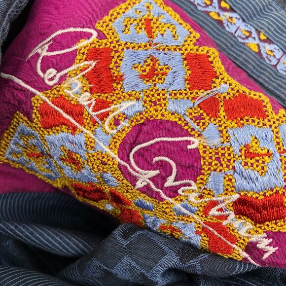 Robert Graham Blue Button-Up Dress Shirt | Made in India - Picture 5 of 5